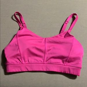 Pink Sporty Sports Bra